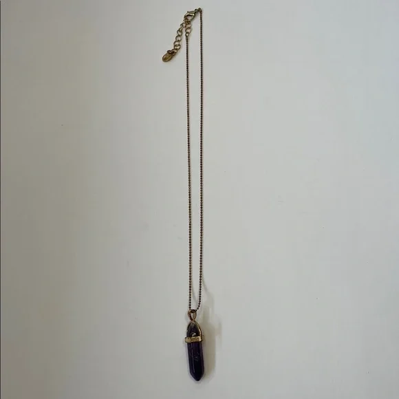 Vintage Amethyst gemstone. 16” - Picture 2 of 4